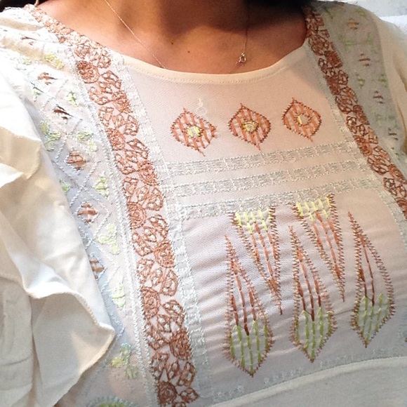 FREE PEOPLE! Embroided blouse - Picture 3 of 6